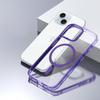 Гальванизированный Акриловый Магнитный Чехол для iPhone 14 Pro Max/15 - Защитная Крышка 2-в-1