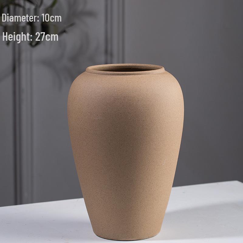Современная минималистичная скандинавская керамическая напольная ваза для украшения дома и цветочных композиций
