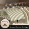 Luxury Non-Slip Plastic Hanger for Adults - Traceless Semicircular Design for Home & Clothing Stores