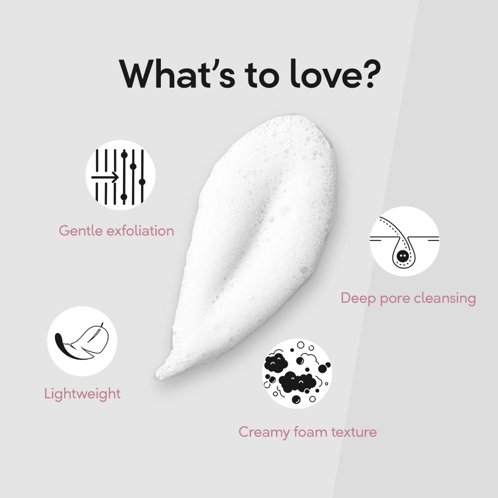 POND'S Пенящаяся очищающая щетка для умывания лица Pure Detox для сияния кожи, нежное отшелушивание, глубокое очищение, для всех типов кожи, 150 мл