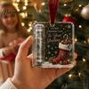 Держатель подарочной карты для Рождественской елки, Денежный ornament, Прозрачный акриловый держатель для денег, Праздничное Рождественское подвесное украшение, Забавные способы Рождества, День рождения