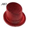 Reusable Party Hats for Annual Events Shiny Top Hats, Glitter Hat Adult Kids, Colorful Magician Hat, Victorian Dress Up Christmas Sparkling