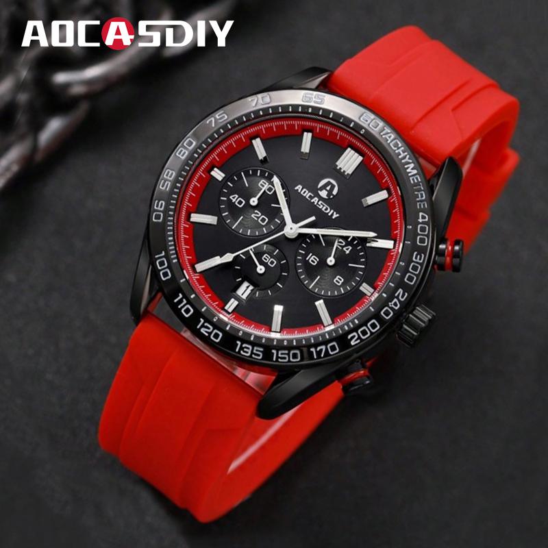 Watch for Men Endurance Quartz Wristwatches Casual Fashion Professional Watches Men Multifunctional Chronograph Sport Watch