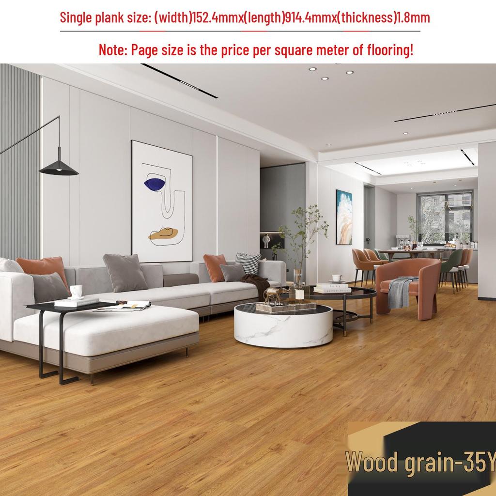 Самоклеящаяся водонепроницаемая виниловая наклейка для пола под камень: Толстое, износостойкое ПВХ-покрытие для спален