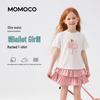 MOMOCO Детская футболка с коротким рукавом для девочки-балерины