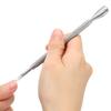 3pcs Silver Cuticle Nippers  Dead Skin Pusher Kit  For Toenails