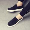 Весенние новые парусиновые туфли мужские корейские версии однопедальных мужских тканевых туфель универсальные дышащие ленивые туфли для доски мужские Tide