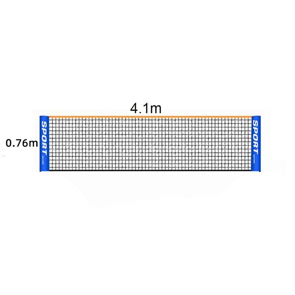 3.1/4.1/5.1/6.1m Профессиональная спортивная тренировочная стандартная сетка для бадминтона волейбольная сетка простая установка сетка для тенниса на открытом воздухе упражнения