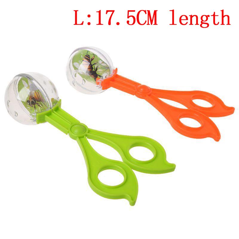 Bug Insect Plastic Catcher Scissors Tongs Tweezers For Kids Children Toy Handy