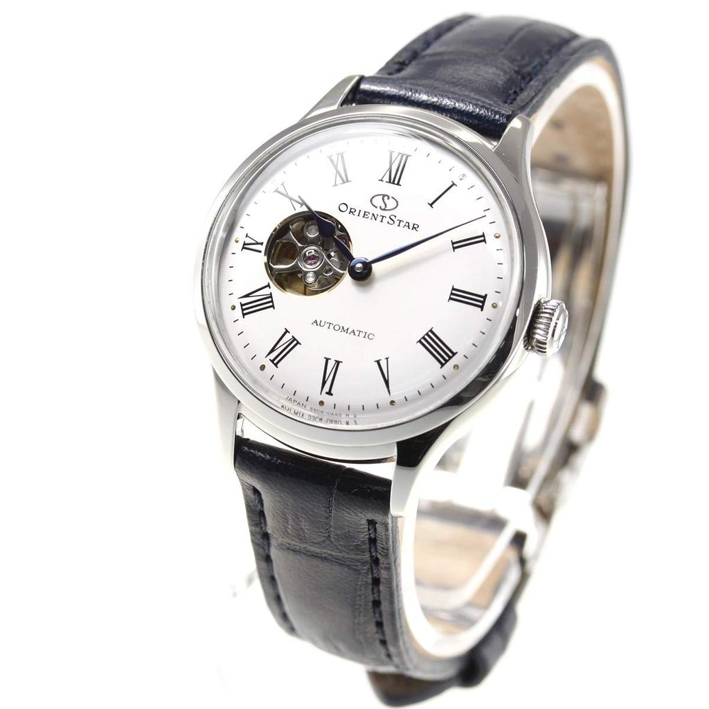 ORIENT STAR Automatic Watch Classic Mechanical Made In Japan 2 Years Domestic Warranty Open Heart White Silver [Orient Star] Semi-skeleton