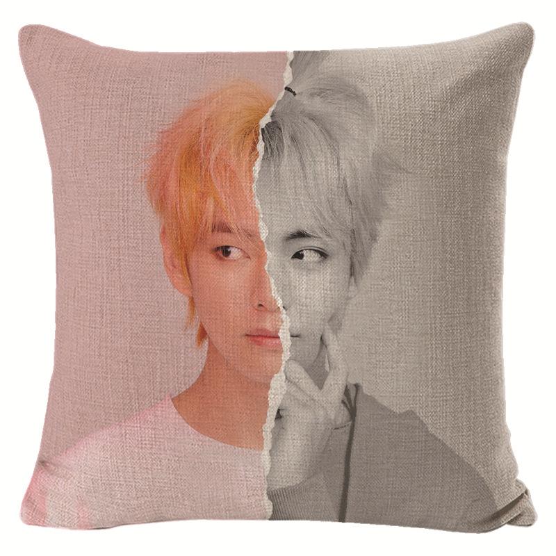 BTS Подарок для фанатов Диван Декоративная наволочка Подушка