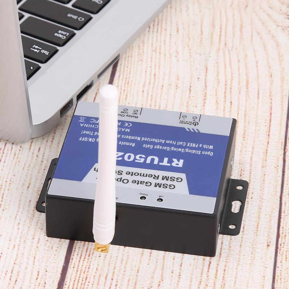 RTU5024 GSM Access Control Door Opener Relays Programmable Wireless Access Control Kits with Antenna 4G Home Security Protection