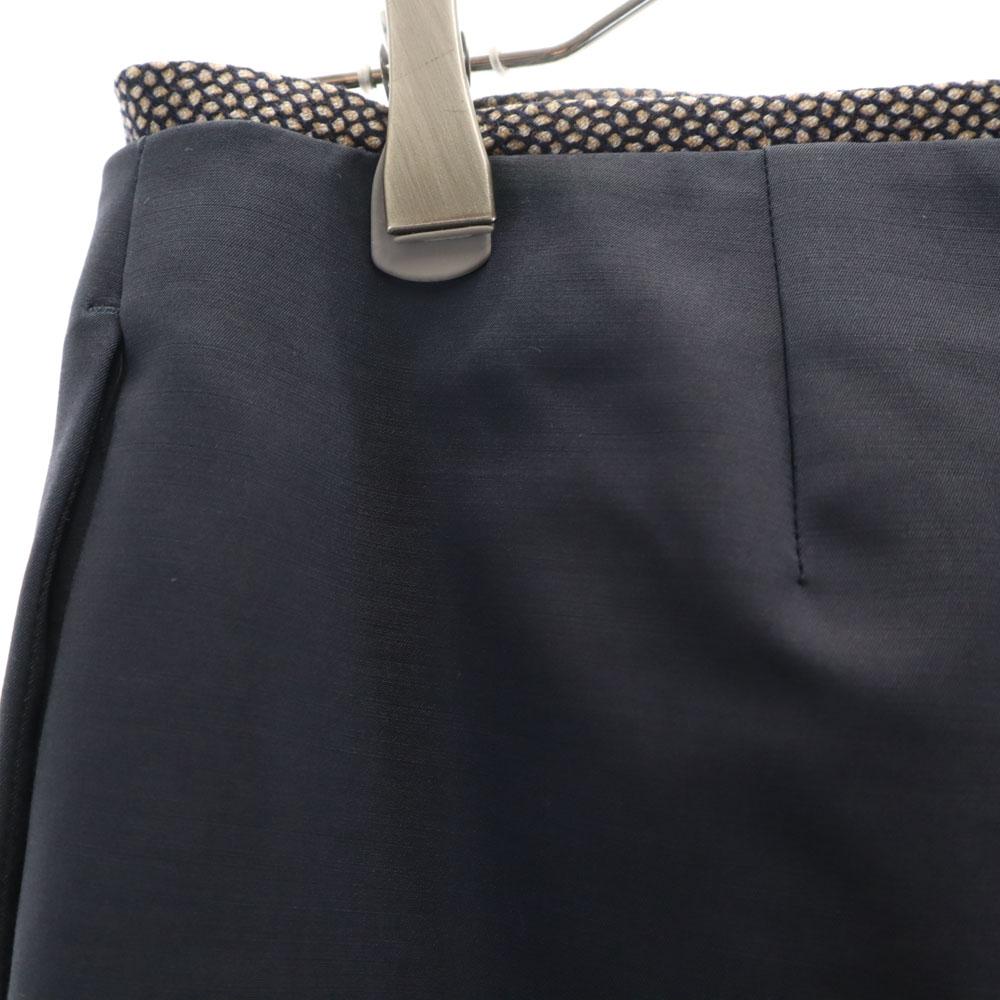 Jil Sander Сделано в Италии Брюки слаксы из шерстяной смеси 36 Темно-синий Женские Б/У