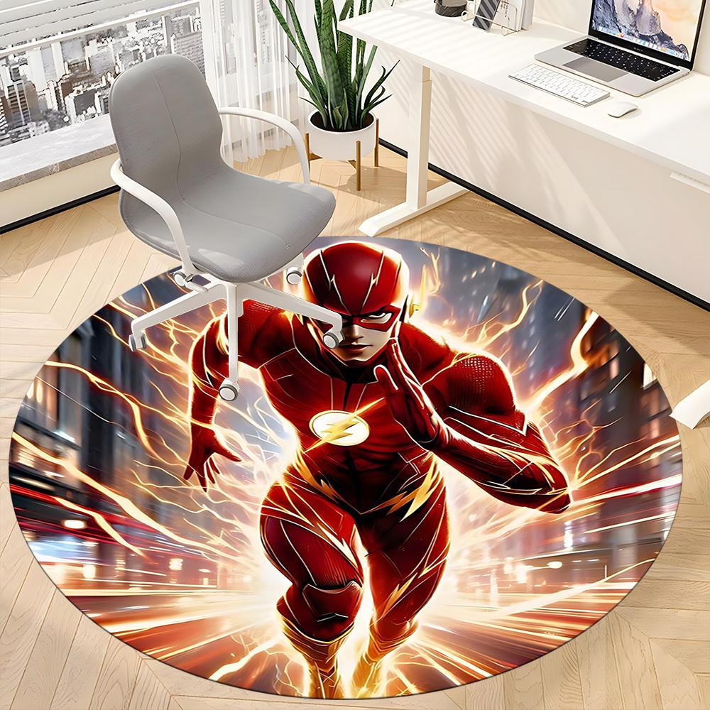 1 шт. Ковер Flash Speed для офиса, круглый, под офисные стулья, для спальни, гостиной, домашнего декора, декора комнаты, доступен в различных размерах