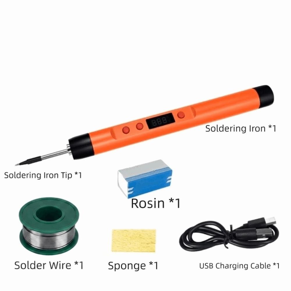 25W Power USB Soldering Iron Lithium Battery Solder Set Adjustable Soldering Iron Outdoor Repair