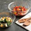 Hario Heat-resistant Glass Shallow Bowl 2500ml BUONO Kitchen Multi Bowl Clear Made In Japan MXPA-250-BK