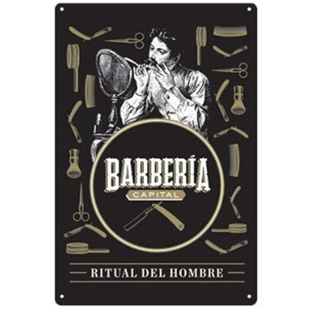 Ретро-постер для парикмахерской, винтажные металлические жестяные вывески, доска для украшения стен парикмахерской, жесть 20x30 см