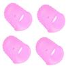 4pc Guitar Playing Left Hand Protector Ukulele Guitar Fingertip Protective Cover