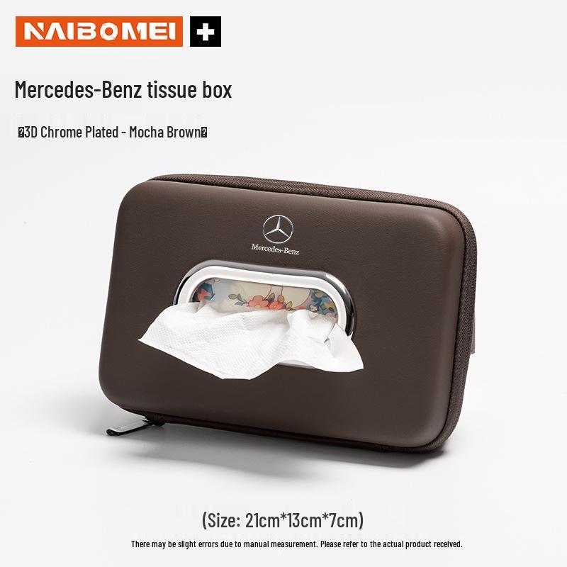 Mercedes-Benz Tissue Box Holder for Armrest (E-Class, C-Class, A-Class, S-Class, GLA, GLB, GLC)