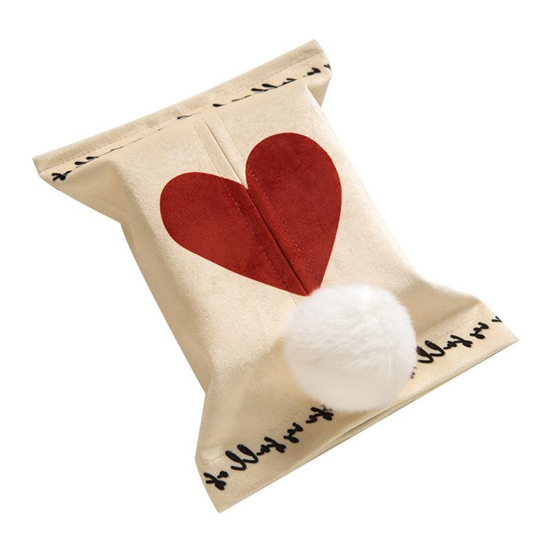 1 шт. коробка для салфеток, пара, любовь, свет, роскошный стиль, ящик, Ins Wind, автомобиль, сумка для салфеток, гостиная, дом, автомобиль, многостильный