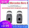 2025 New Car Key Case Cover For Mercedes Benz A B C E S G GLB GLC GLE Class GLS W177 W205 W213 W222 G63 X167 E200 E300 AMG Acces