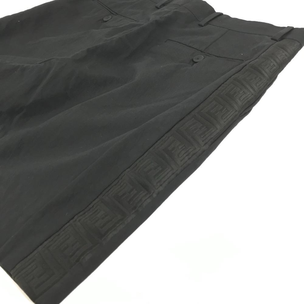 FENDI FB0521 FENDACE logo Pants Shorts Bottoms Apparel Shorts Black