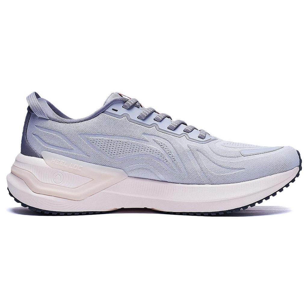 Li Ning YueYing 3.0 Удобный Текстиль, Амортизация TPU Дышащая Поддержка Низкие Беговые Кроссовки Мужские Голубиный Серый ARHT019-14