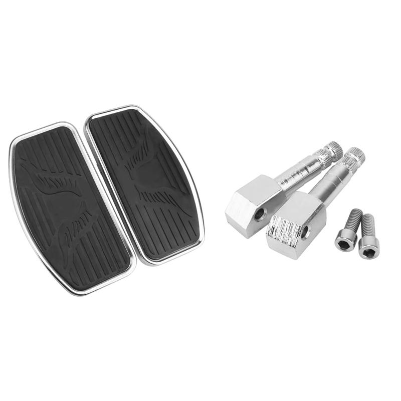 Motorcycle Universal Footrest Floorboards For Honda VTX Yamaha V-STAR Drag Star Suzuki Kawasaki