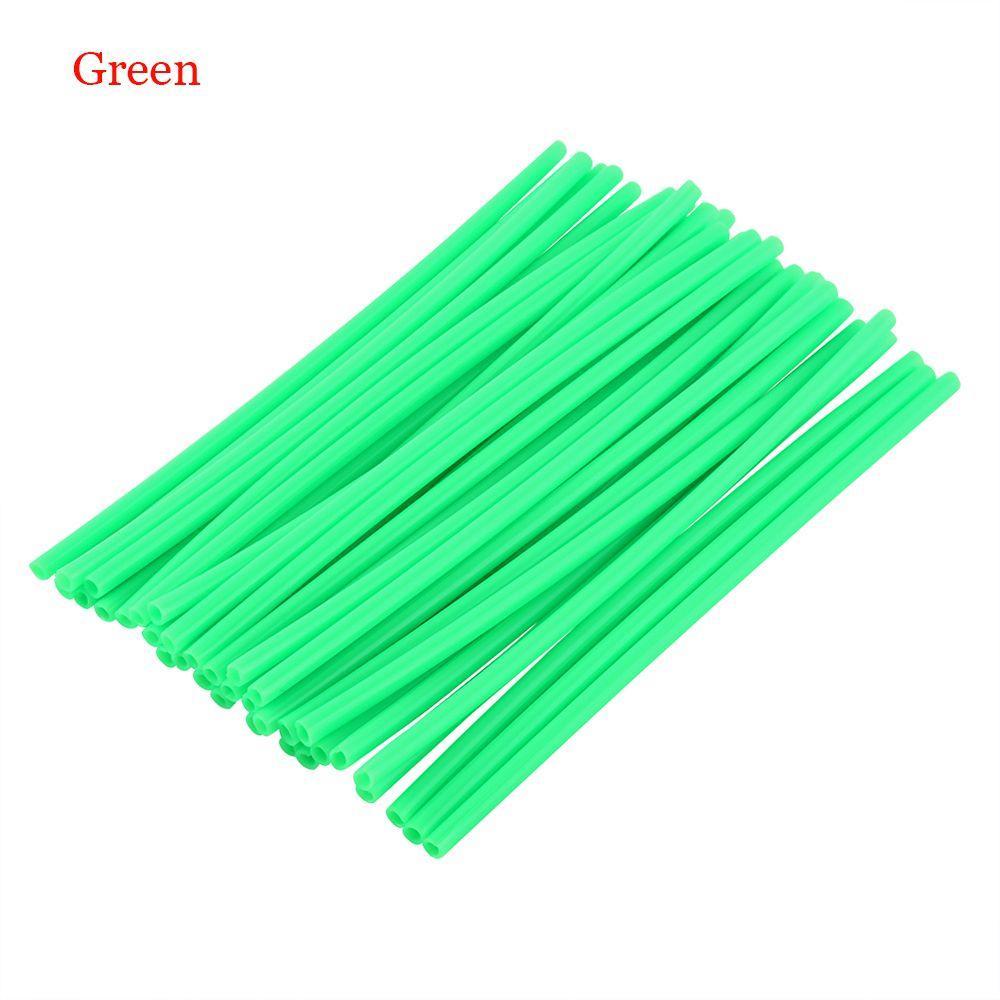 36Pcs Bike Motorcycle Decoration Guard Wheel Spoke Wraps Protector Rims Skins Covers