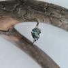 Серебряное кольцо с мистик топазом 0.613ct, вес изделия 1,62 гр (2191308)