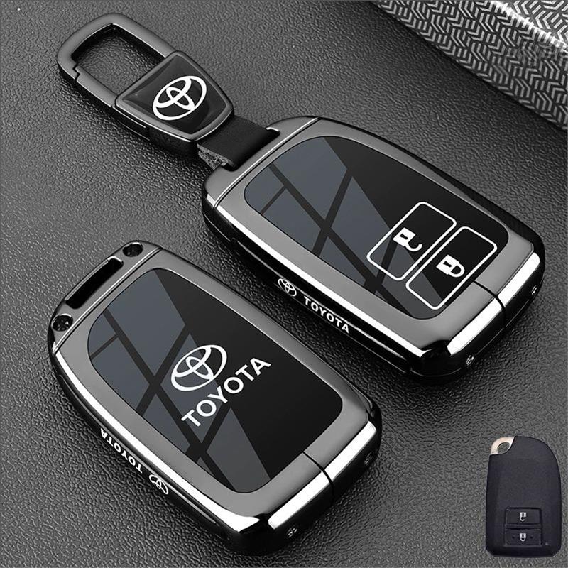 svagd6 Compatible with Toyota Alphard Key Cover for Noah, Sienna, Sienta, Superb, Voxy, Tundra, Sequoia, and Truck Car Bag Buckle Shell