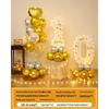 Floating Light-Up Number Balloons for Kids' 10th Birthday Decoration Scene