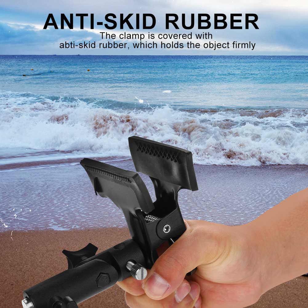 Металлический зажим 3/8"" и 1/4"" вращающийся держатель клипса стойка для освещения студийный фотоаксессуар