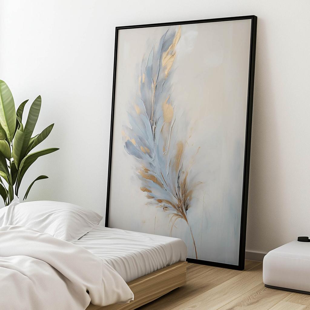 Delikatność Pióra Delikatność Pióra, 30X40 Cm, Bez Ramy, Płótno Premium Na Blejtramie