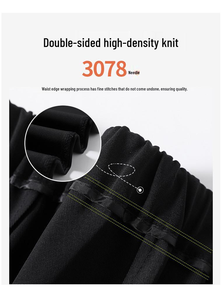 Женские черные брюки с высокой посадкой и широкими штанинами, 2025: Стройнящий, Драпированный, Повседневный, Весенне-осенний стиль