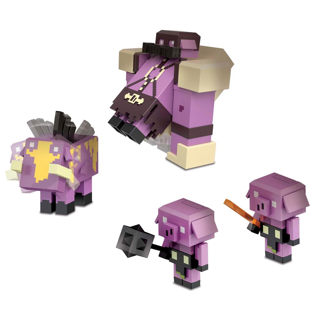 Minecraft Legends Invaders from the Nether экшн лет и HFG51 [4 фигурки] [6 вверх]