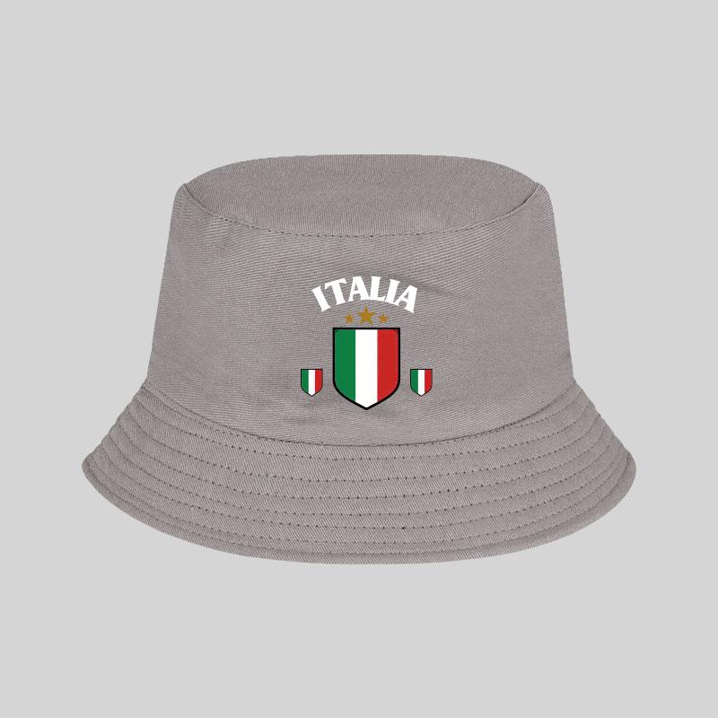 MLFO “ITALIA” Рыбацкая шляпа с принтом флага Легкая, дышащая, складная Спортивный классический стиль Унисекс Подарок для итальянского фаната