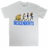 Футболка DESCENDENTS, Восхождение человека, Музыкальная группа Рок Панк Гот Метал Юнисекс Футболка