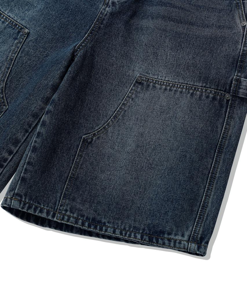 CGP Bermuda Cargo Denim Shorts - Indigo