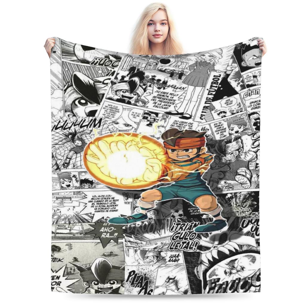 Stylish Inazuma Eleven: Victory Road Blanket Super Soft Flannel  Comfortable Throw Blankets Machine Washable