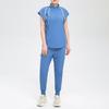 Multi Color Tunic Spa Work Suit Nurses Hospital Uniform Scrub Sets Women Zipper Set Short Sleeve Medical Uniforms