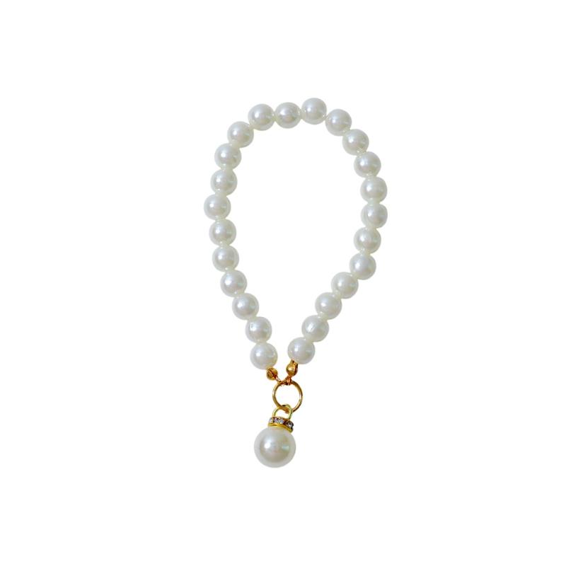 Elegant Pearl Beaded Phone Lanyard, Anti-Drop Hanging Cord, Keychain & Phone Case Strap, Stylish Jewelry Gift for Women