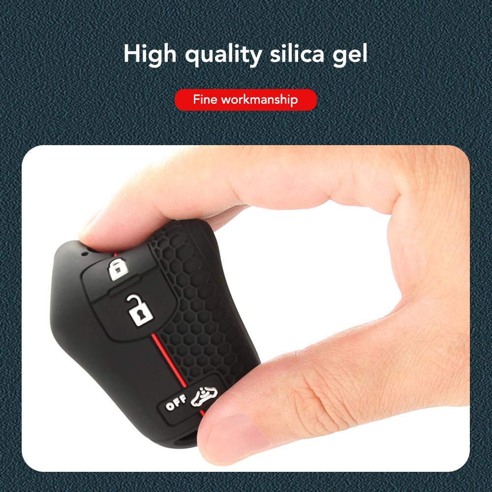 Silicone Key Case Fob For Mazda CX-3 CX5 CX-5 M2 M3 M5 M6 GT 2015 2016 2017 2018 Keyless Remote Key Cover 3 Button
