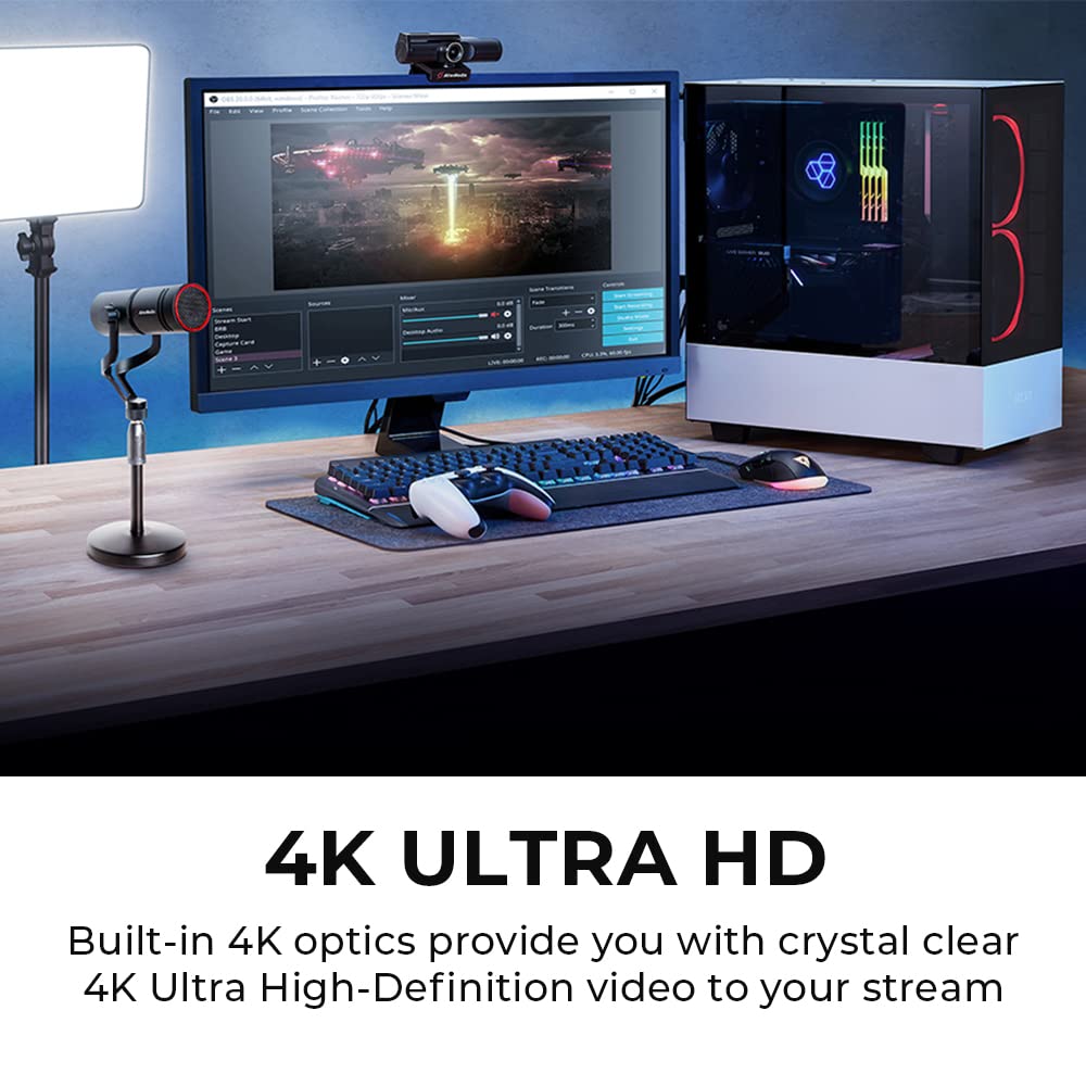 AVerMedia LIVE STREAMER CAM 513 4K Webcam PW513 CM912