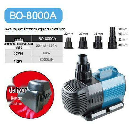 Songbao Amphibious Fish Tank & Pond Submersible Pump with Frequency Conversion