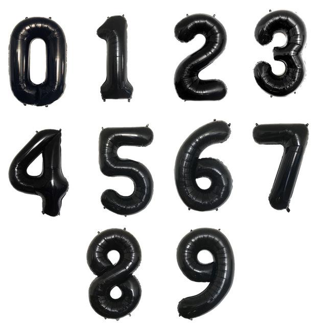 Воздушный шар из фольги на День рождения "Цифра"