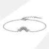 1/2Pcs Adjustable Couple Bracelets Set Sparkling Cubic Zirconia Sun and Moon Bracelet for Women Party Wedding Jewelry Gift