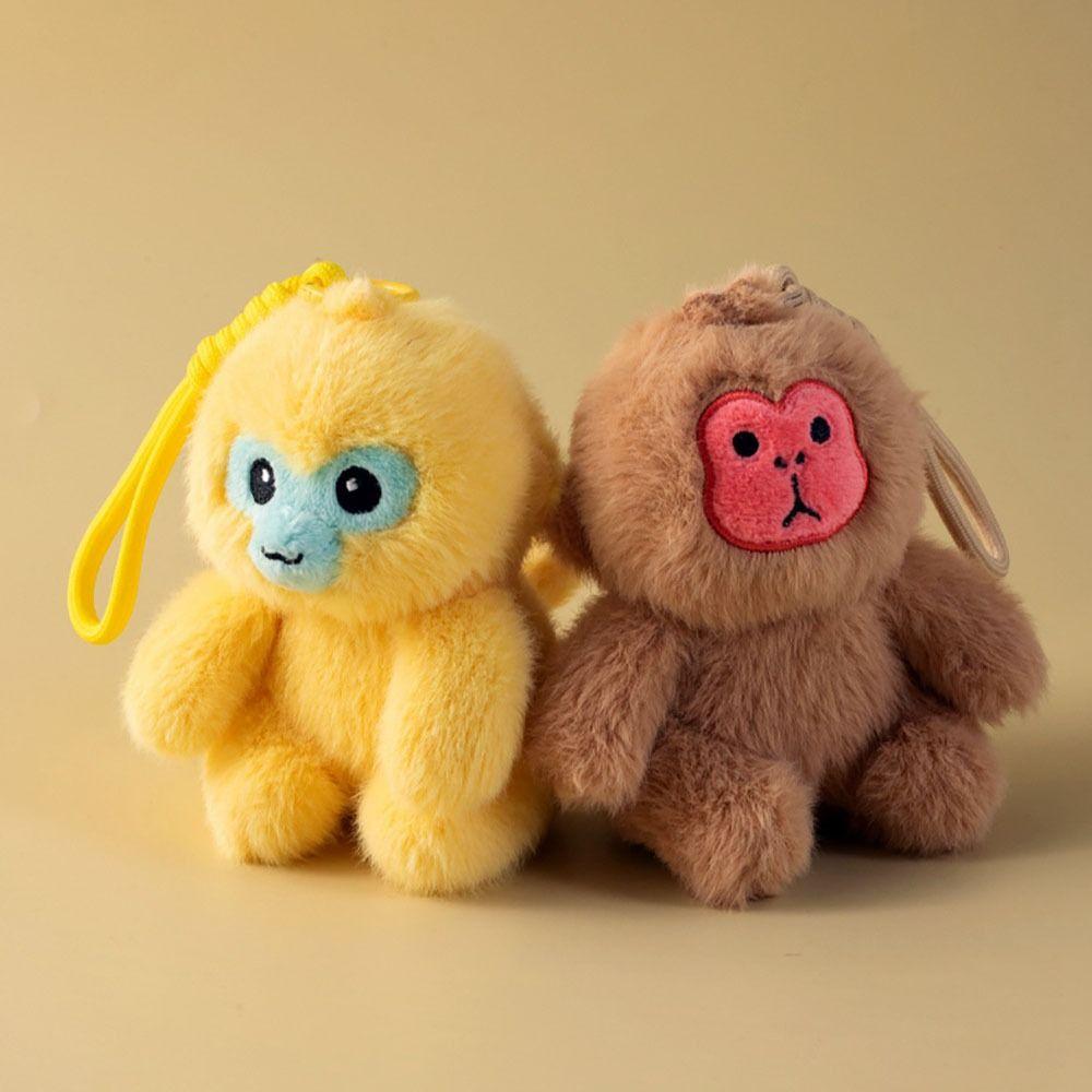 Stuffed Animals Monkey Plush Pendant Plush Doll Monkey Car Pendant  Backpack Decoration