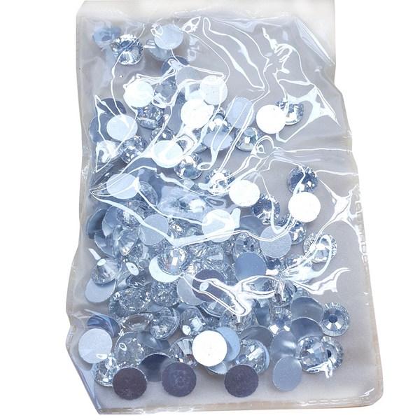 MC Cut Crystal Non-hot Fix Flatback Nail Stone Ss40 8.0~8.3mm, 144 Pieces