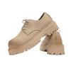 Fashion 2025 New Men Woman Derby Work Shoes Retro Lace-Up Suede Shoes Thick Sole Breathable Low-Top Industrial Casual Footwear for Men